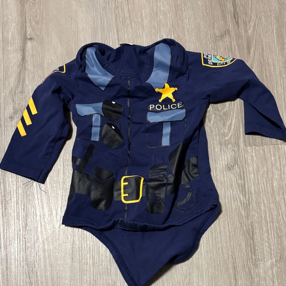 Kids Police Officer Costume‎ Bodysuit